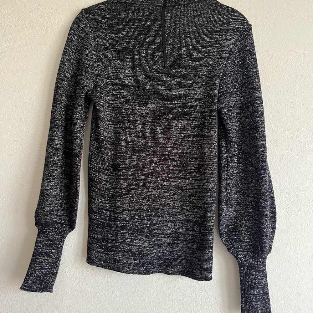 Sheridan Black and Silver Long Sleeve Sweater
